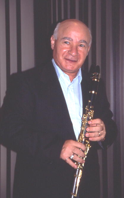 Crescenzo Langella con il clarinetto